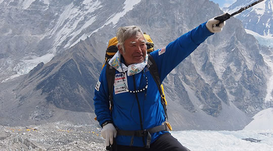 alpinista mais velho do mundo
