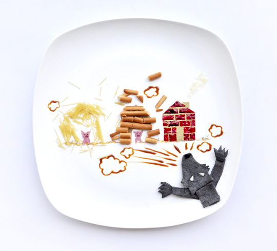 10 obras de arte feitas com comida no prato