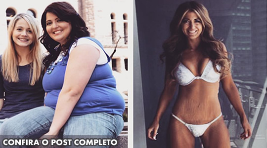 10 fotos do antes e depois de uma modelo fitness que emagreceu 120 quilos