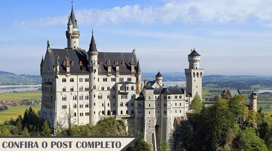 Os 10 castelos mais incríveis e bonitos do mundo