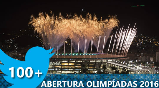 As 100 melhores twittadas sobre a cerimônia de abertura dos Jogos Olímpicos Rio 2016