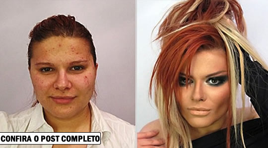 10 mulheres que ficaram com rosto de boneca depois da maquiagem