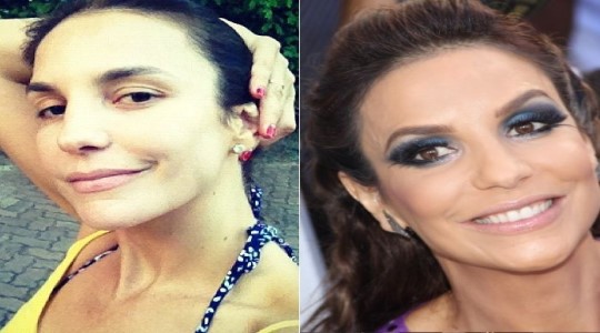 10 famosas brasileiras irreconhecíveis sem maquiagem 2019